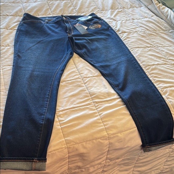 a.n.a Blue Jeggings with Comfortable Fit - Picture 1 of 5